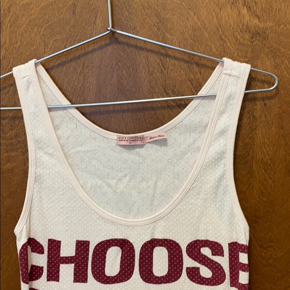 Juicy couture tank top size medium - Picture 3 of 5